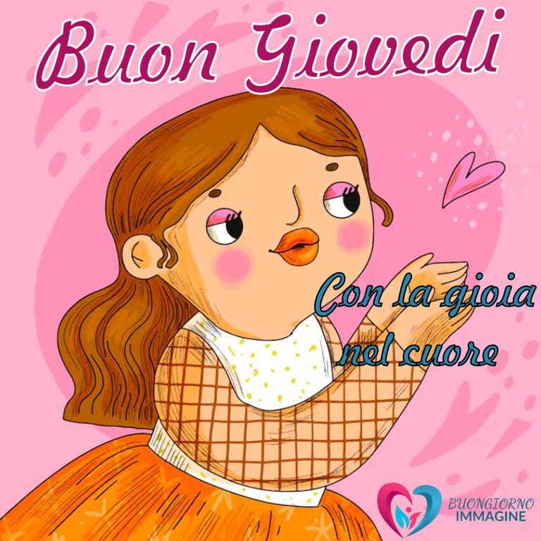 Auguri di buon giovedì pieni di gioia nel cuore