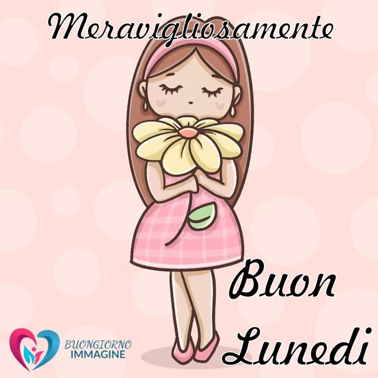 Elegante saluto buongiorno lunedì con stile e positività