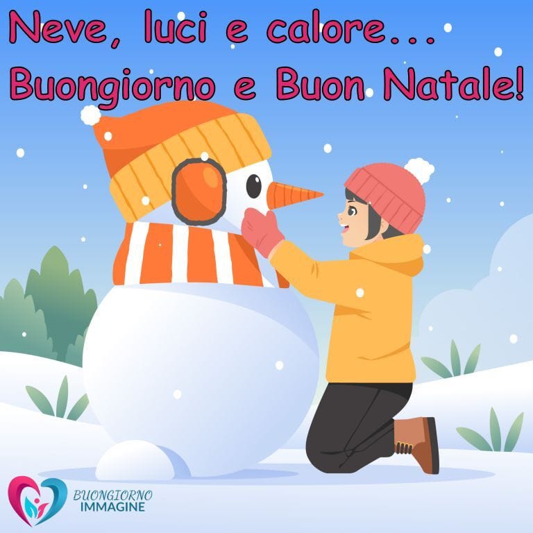Un'illustrazione colorata di una persona che cammina con un ombrello giallo sotto un albero autunnale, con foglie arancioni che cadono, un cielo chiaro con nuvole e un paesaggio verde, con il testo "Buona Domenica autunnale!" e "Inizia la giornata con calore e positività" in arancione.