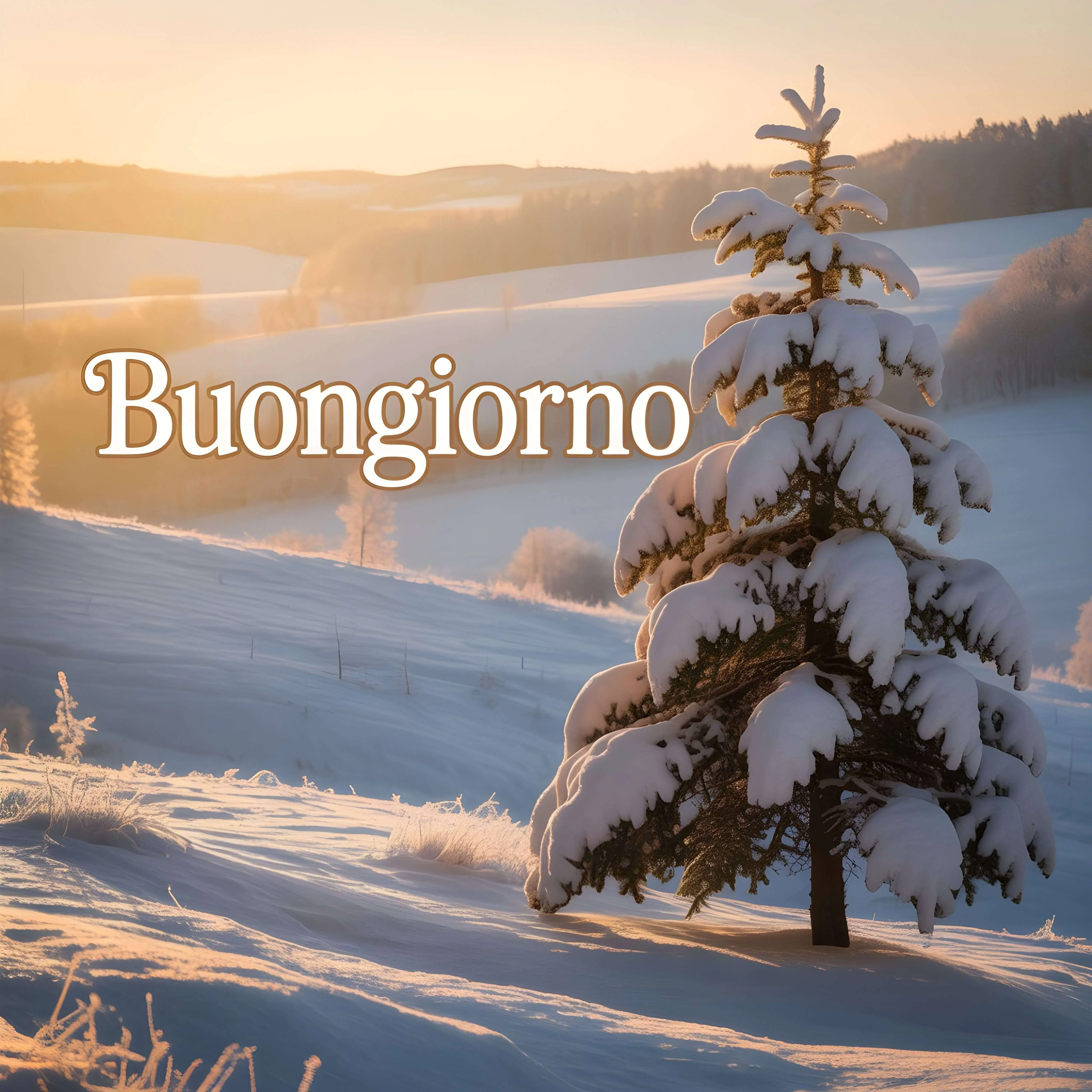 Immagini Buongiorno Gratis per WhatsApp Invernali Bellissime