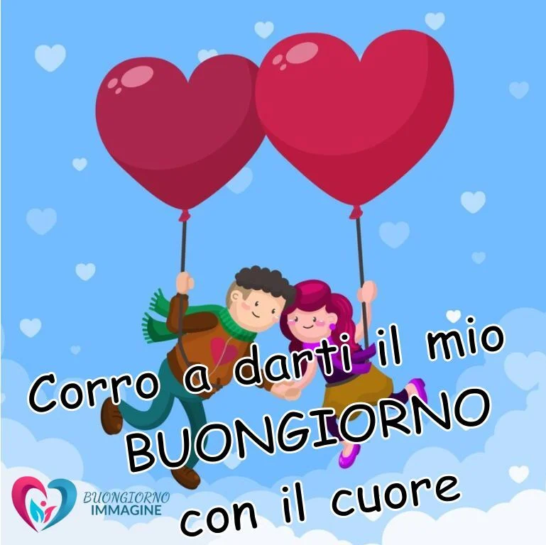 immagini buongiorno amore con cuore gratis