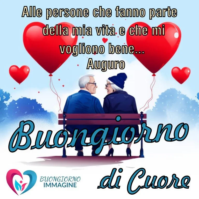 Augurio mattutino affettuoso con buongiorno con i fiori, dedicato alle persone care.