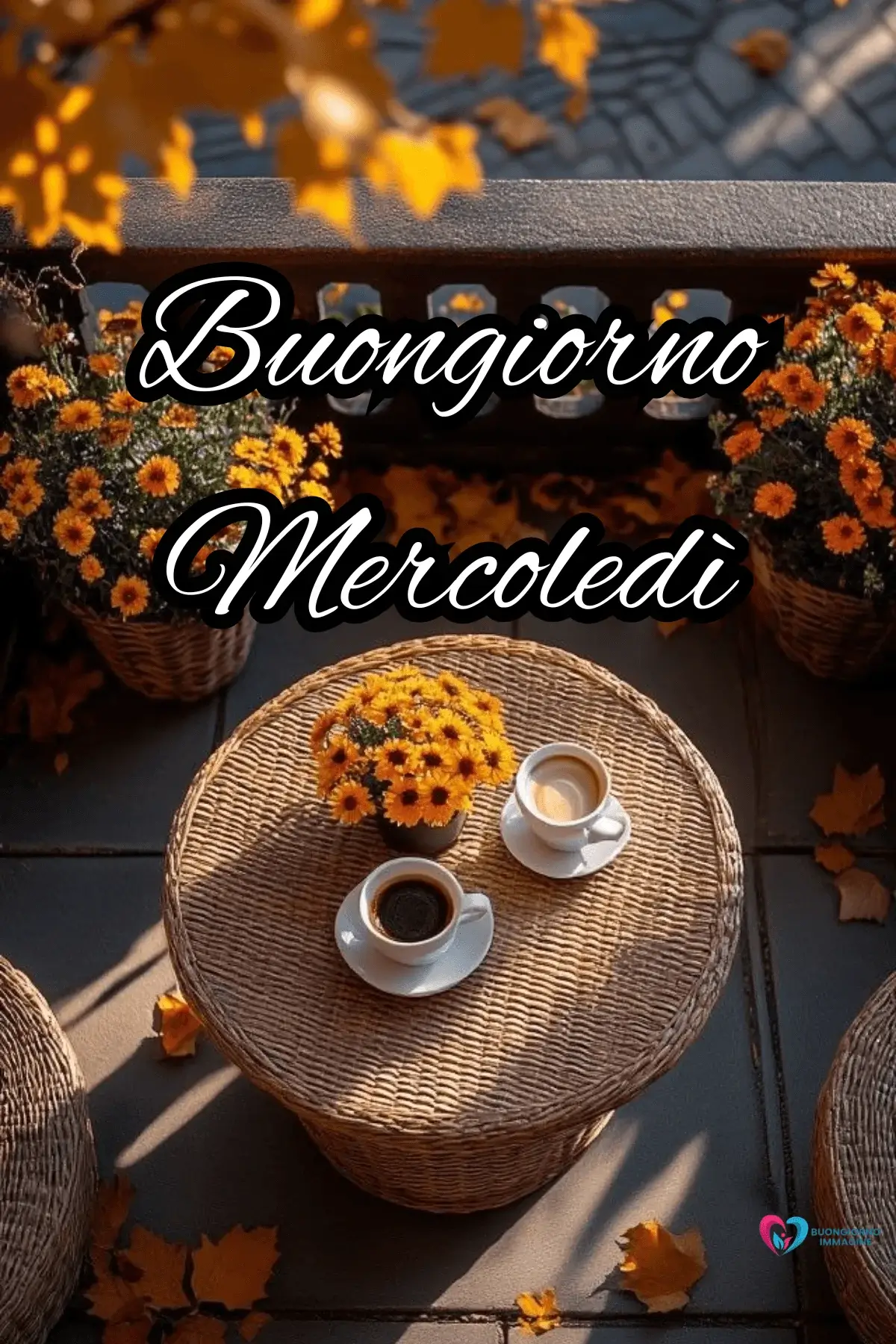 buon mercoledì immagini con fiori e citazioni ispiratrici.