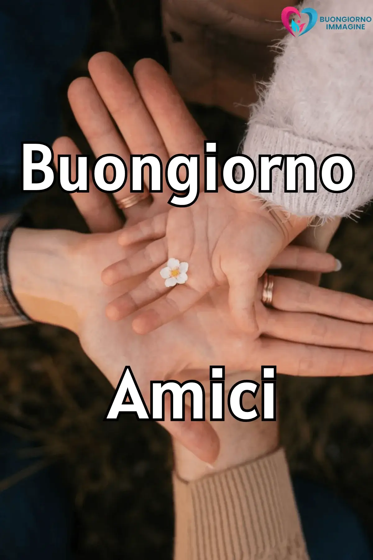 buongiorno amici con scenari rilassanti