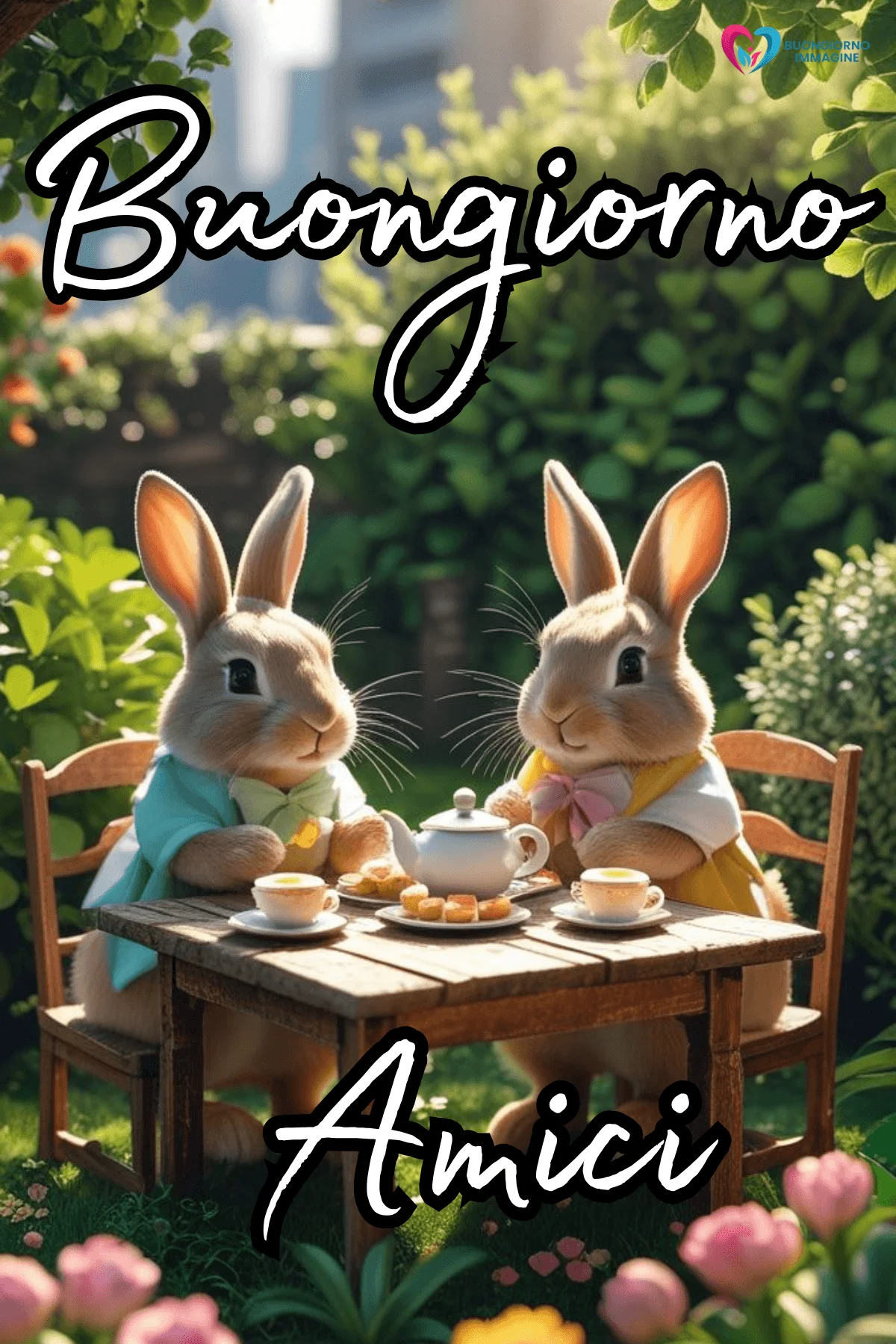 buongiorno amici immagini creative nuove