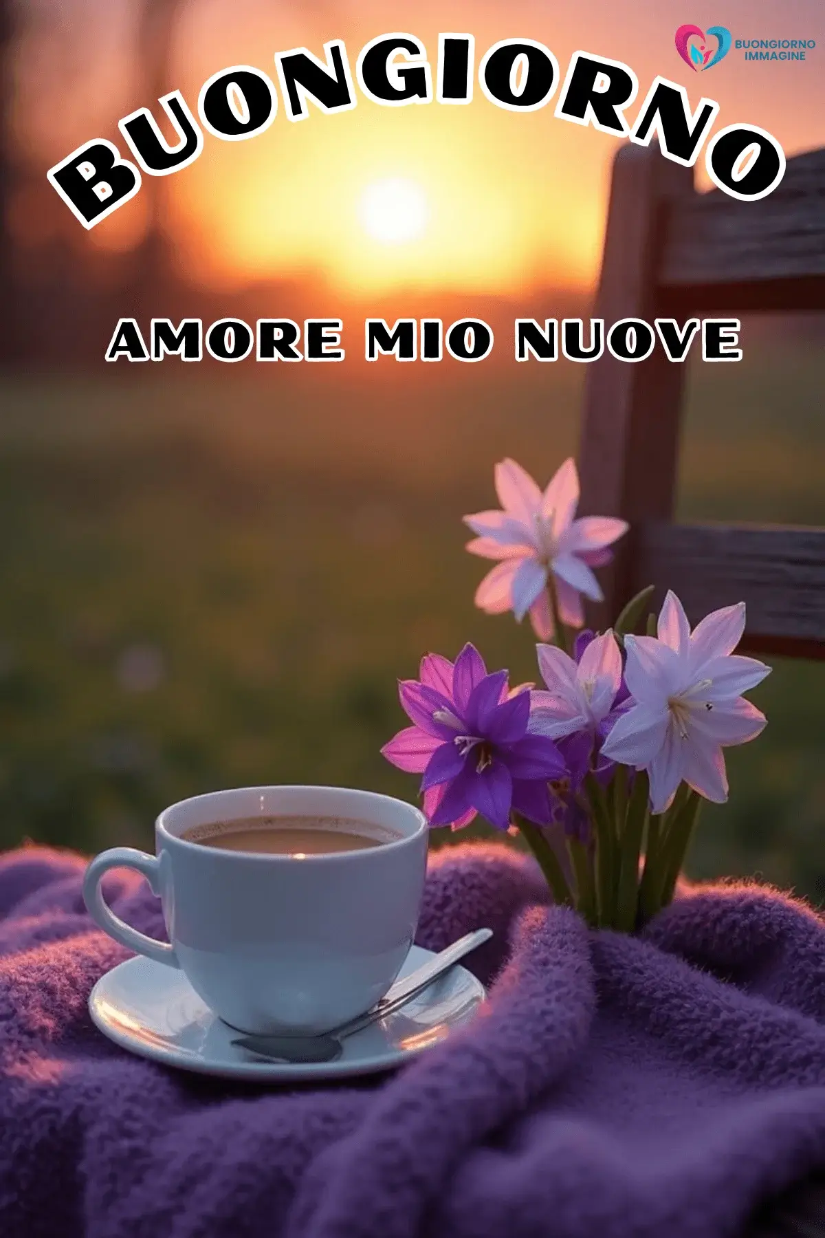 buongiorno amore immagini con sole