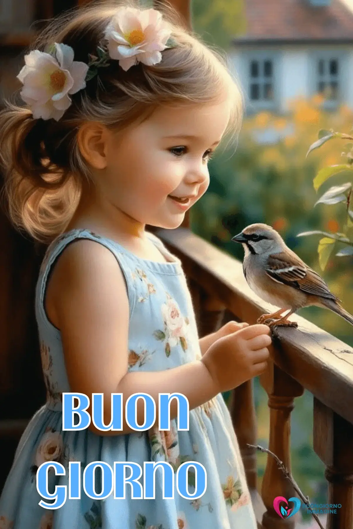 buongiorno bambini immagini dolci e gioiose