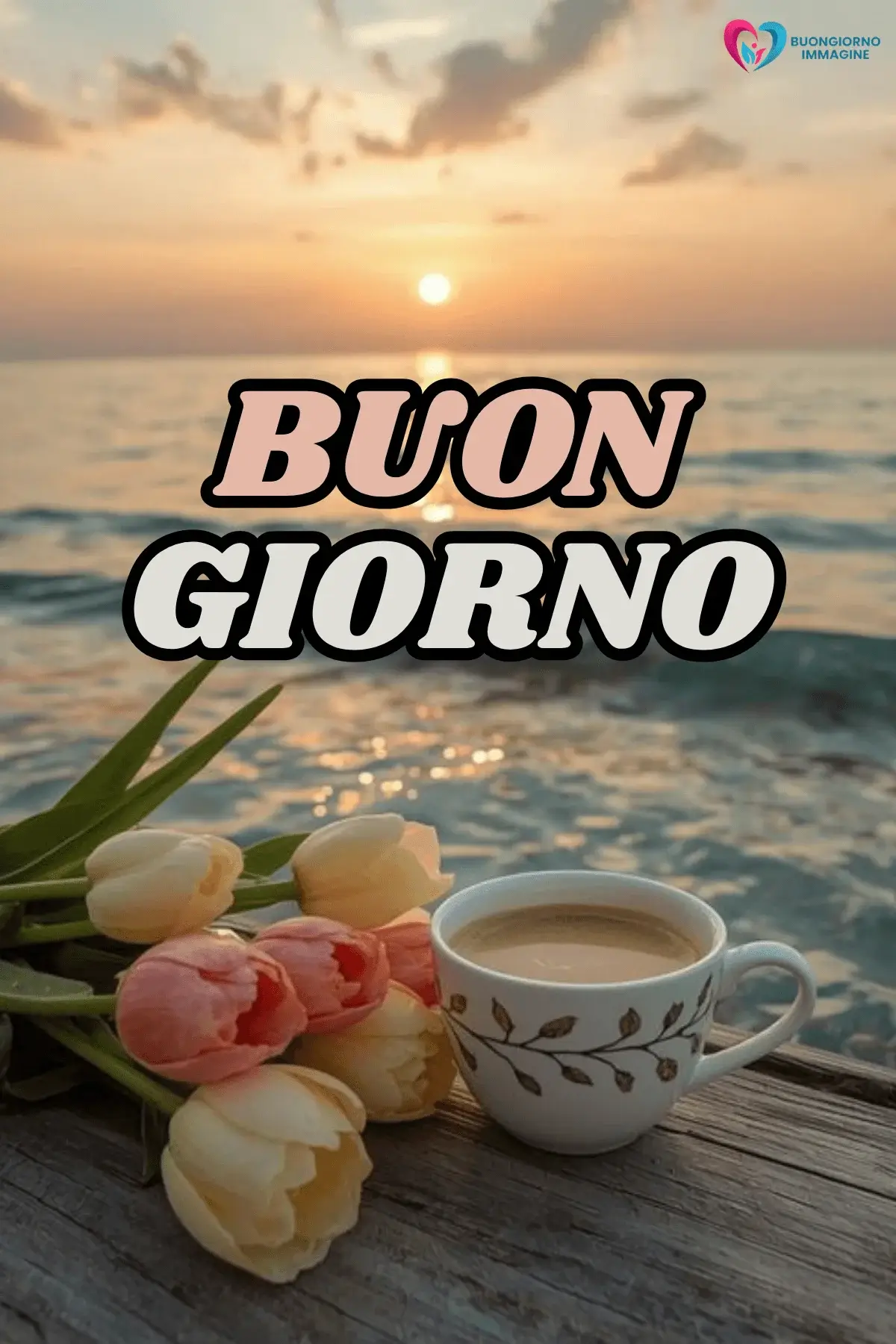 buongiorno caffè con pioggia