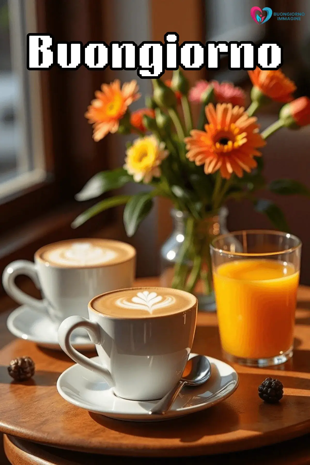 buongiorno caffè grafica bella