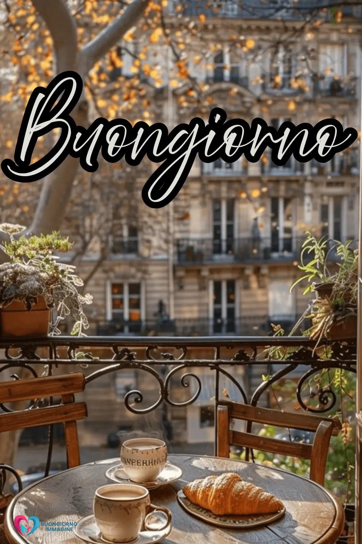 buongiorno con caffè romantico da condividere