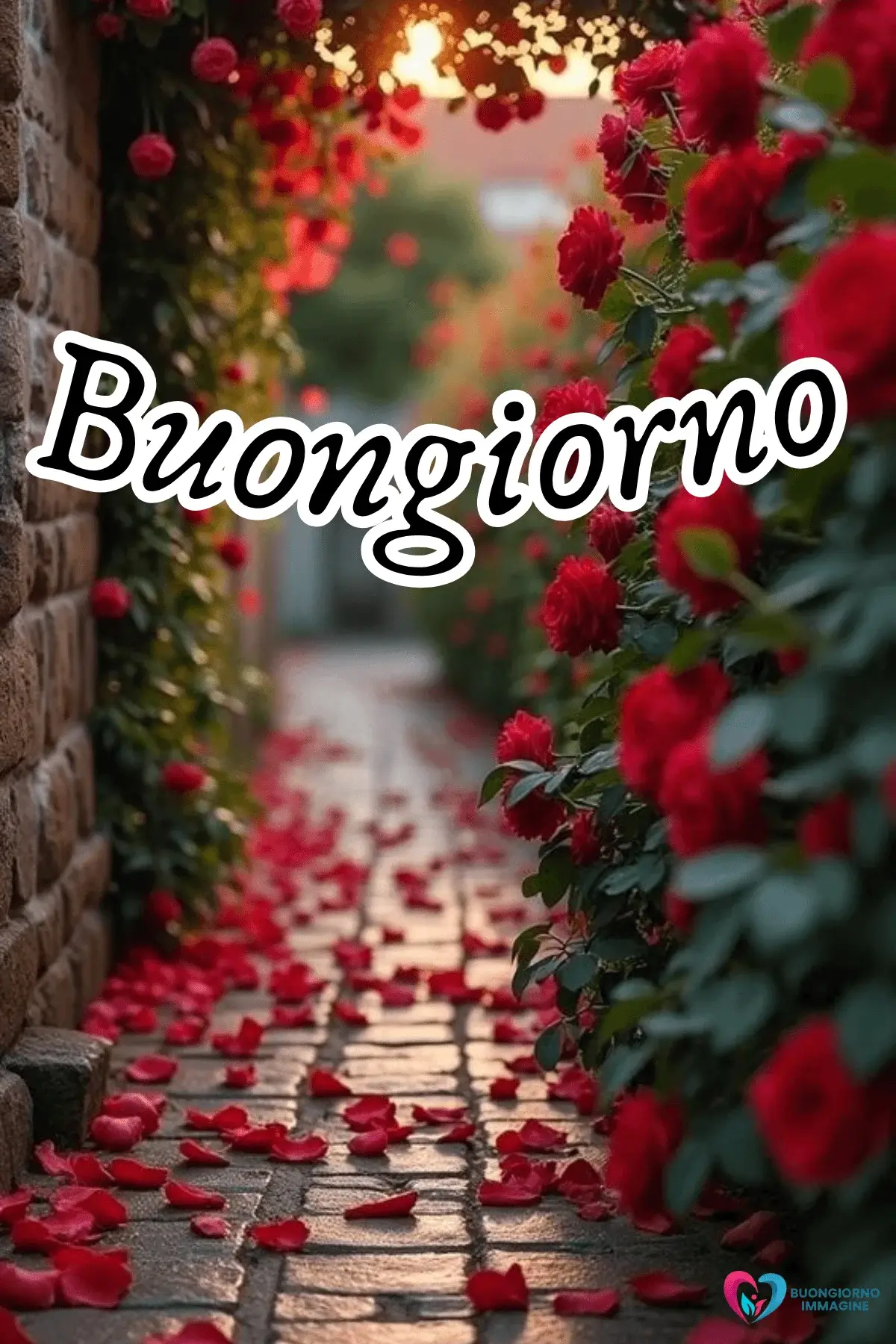 buongiorno con i fiori e messaggi di gioia per whatsapp