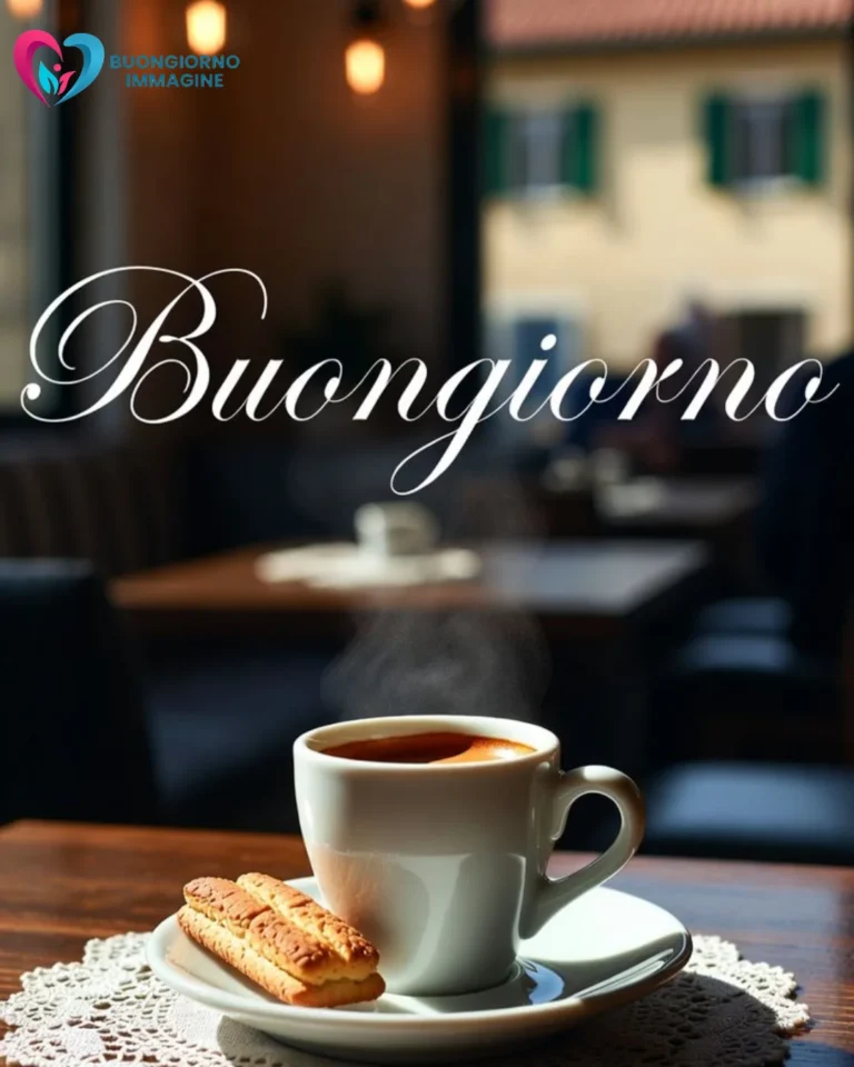 buongiorno con paesaggi verdi e atmosfera calma