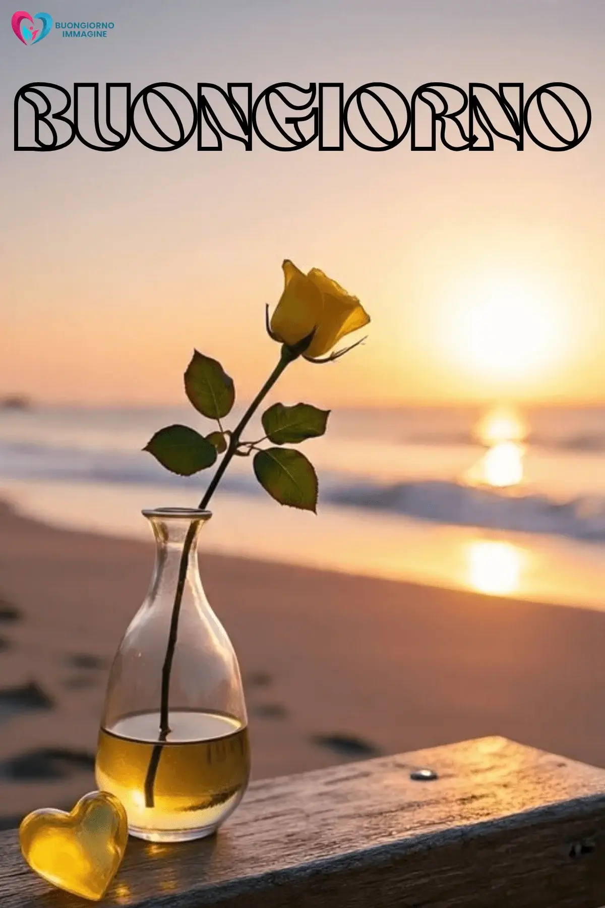buongiorno cuore immagini con emozione positiva