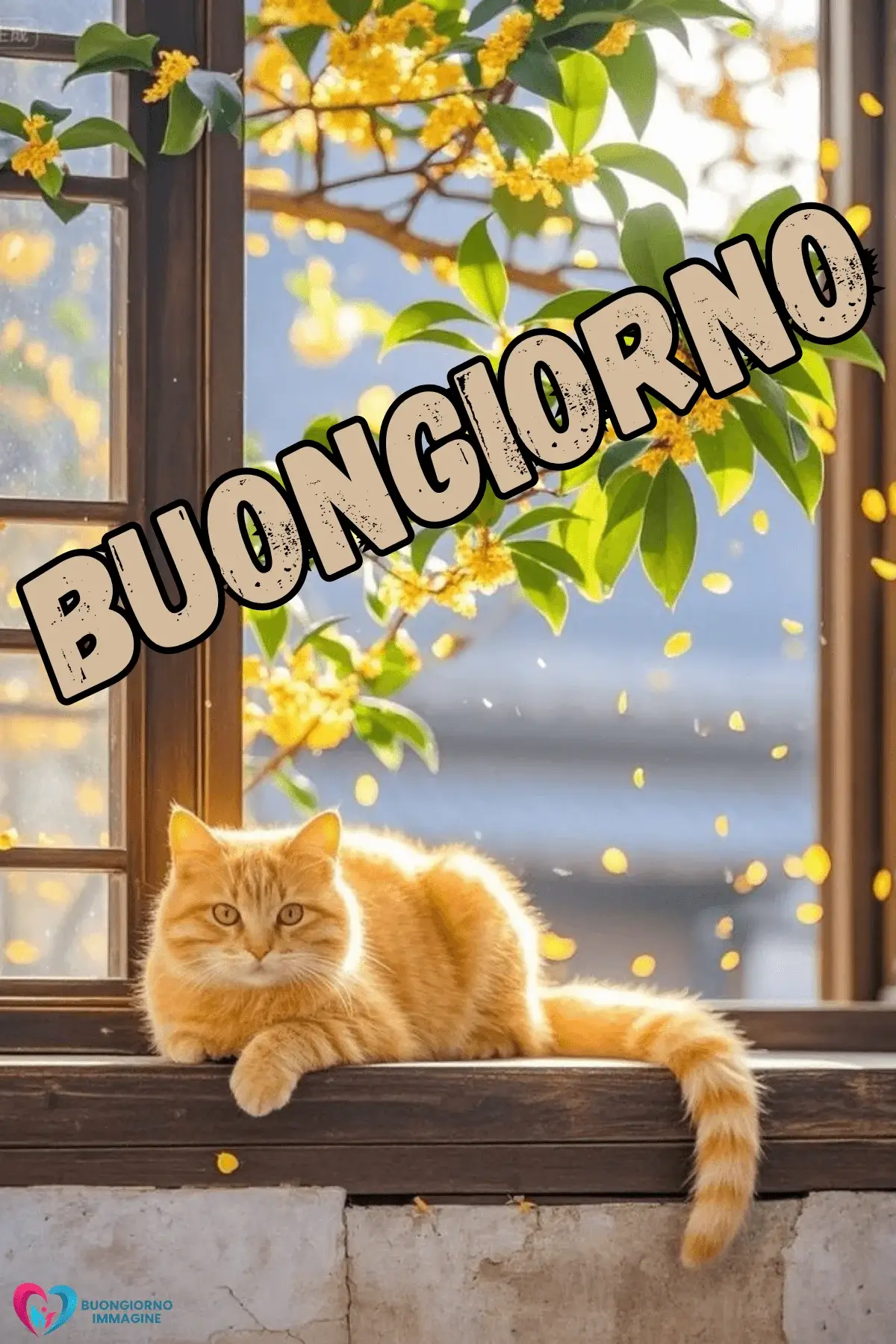 buongiorno gatti immagini semplici belle