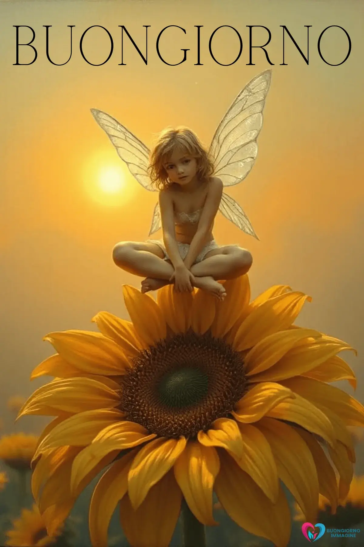 buongiorno immagini con fate e vibrazioni positive