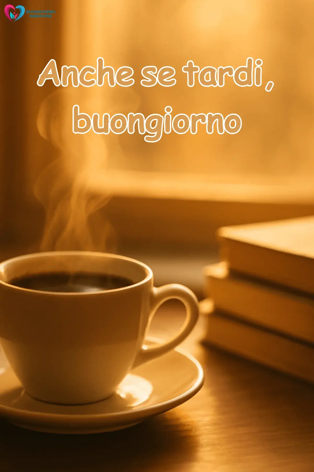 buongiorno in ritardo immagini con sorriso mattutino