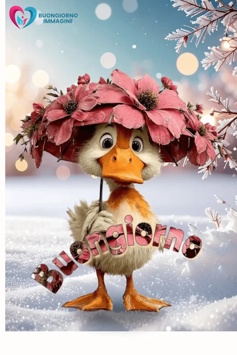 buongiorno invernale con citazioni simpatiche