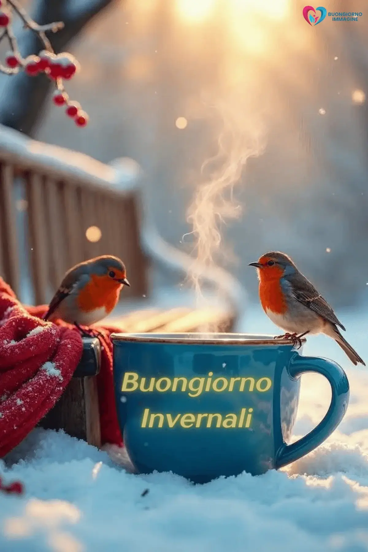buongiorno inverno immagini con atmosfera silenziosa
