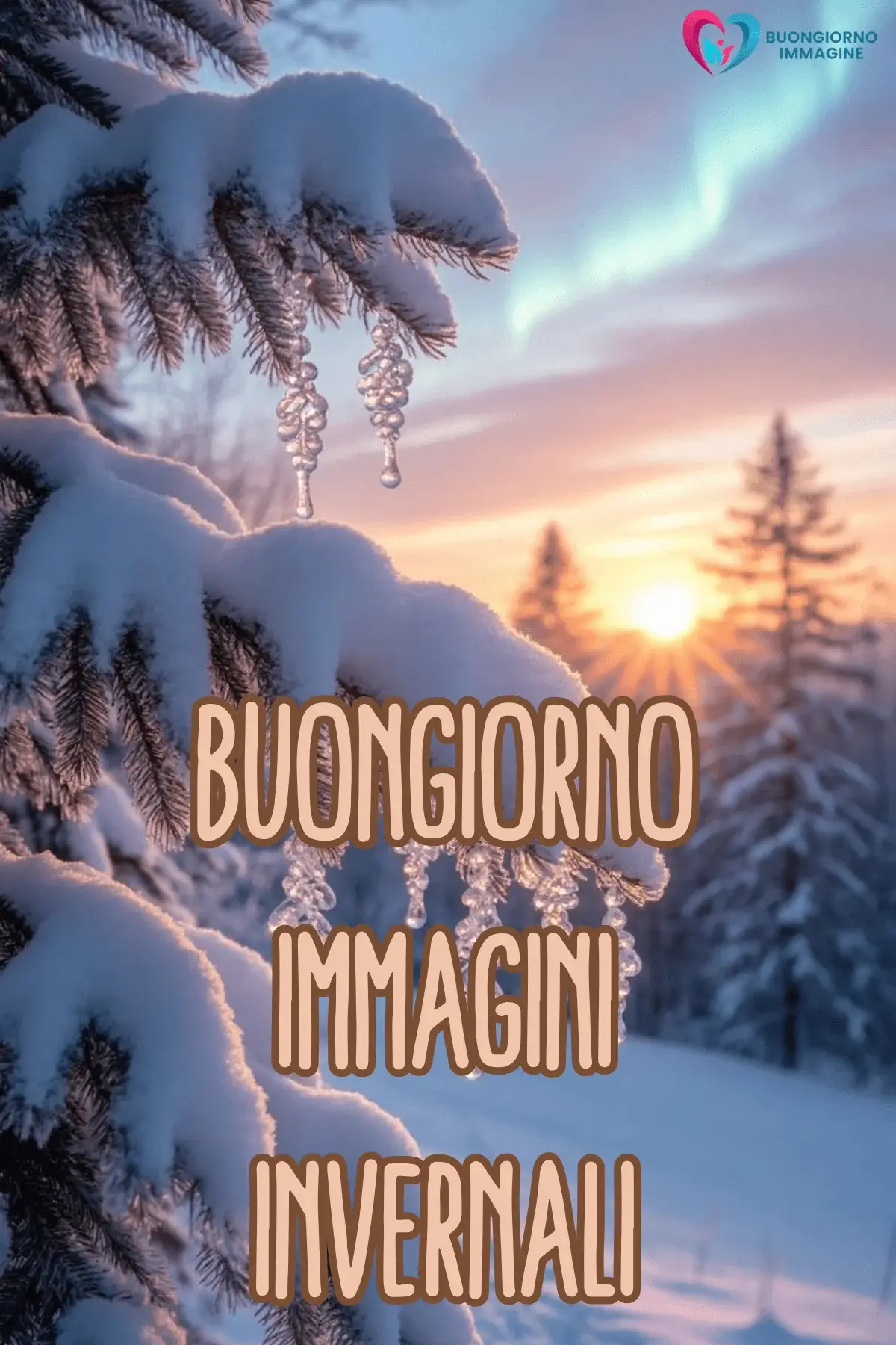 buongiorno inverno immagini con atmosfera tranquilla