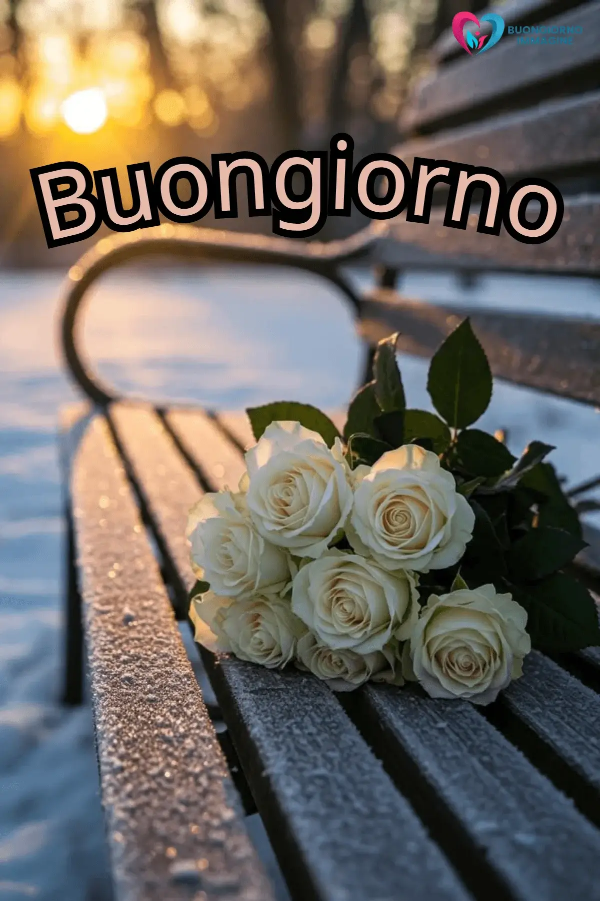 buongiorno inverno immagini con colori freddi e caldi
