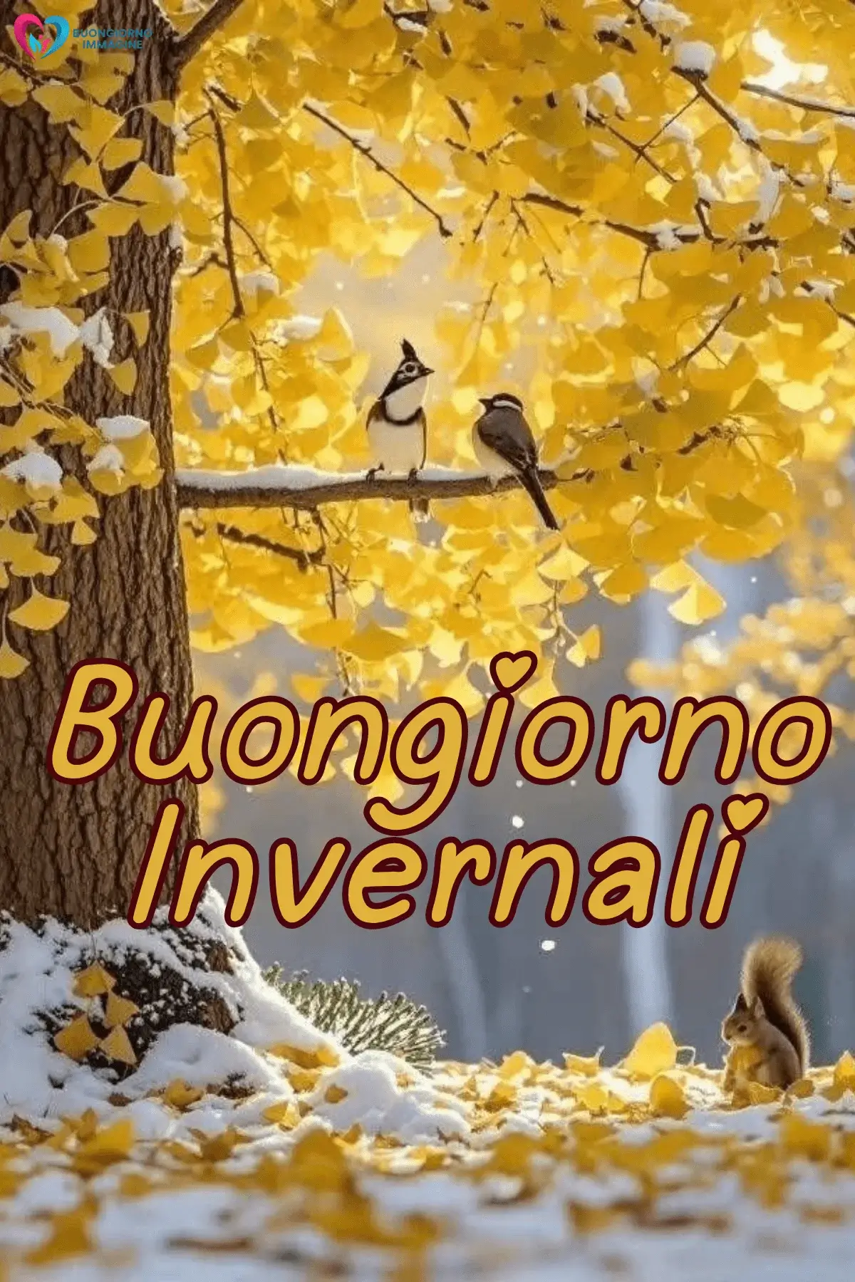 buongiorno inverno immagini con energia positiva inverno