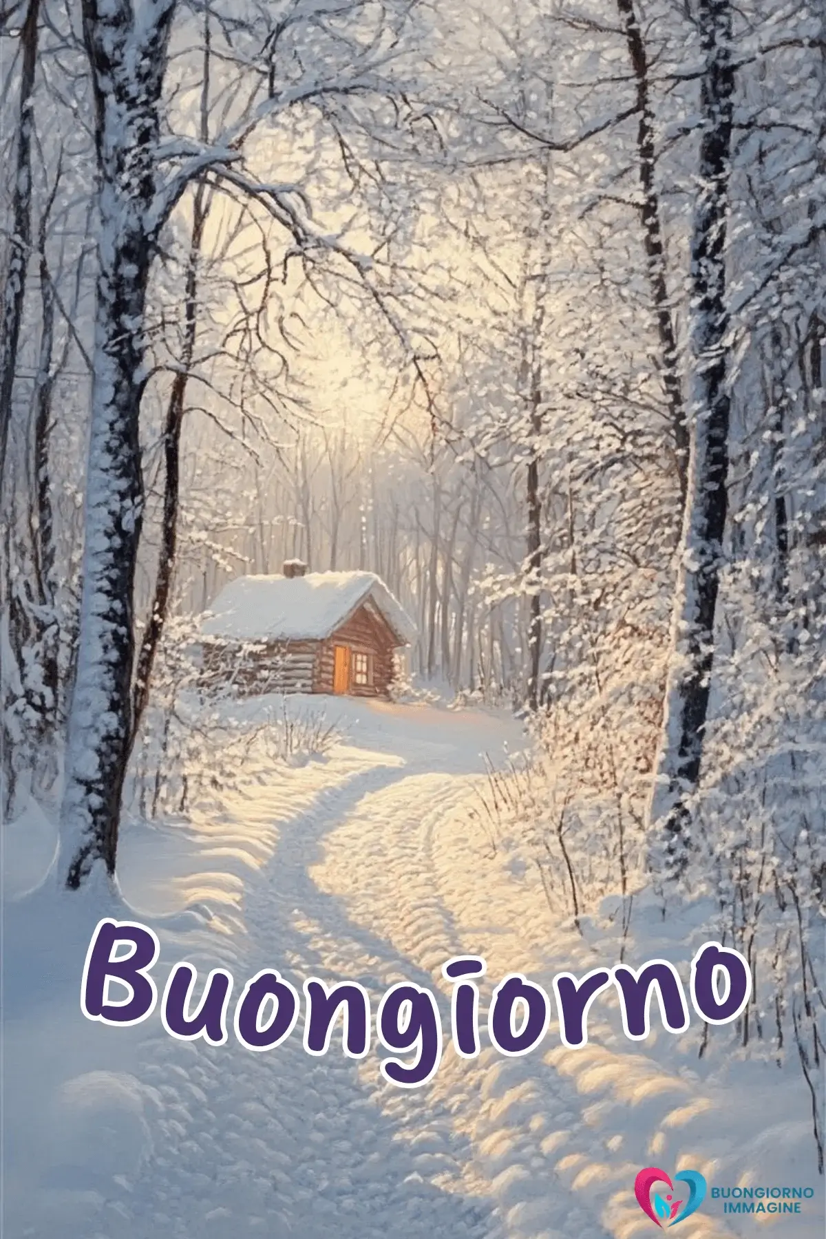 buongiorno inverno immagini con energia positiva