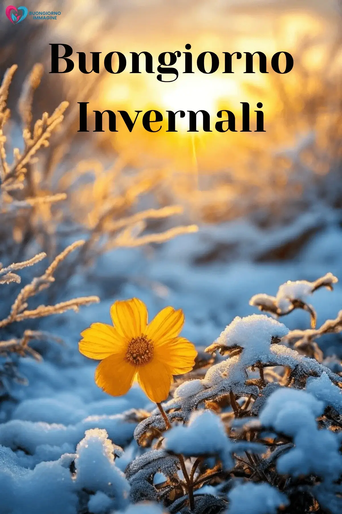 buongiorno inverno immagini con luci soffuse inverno