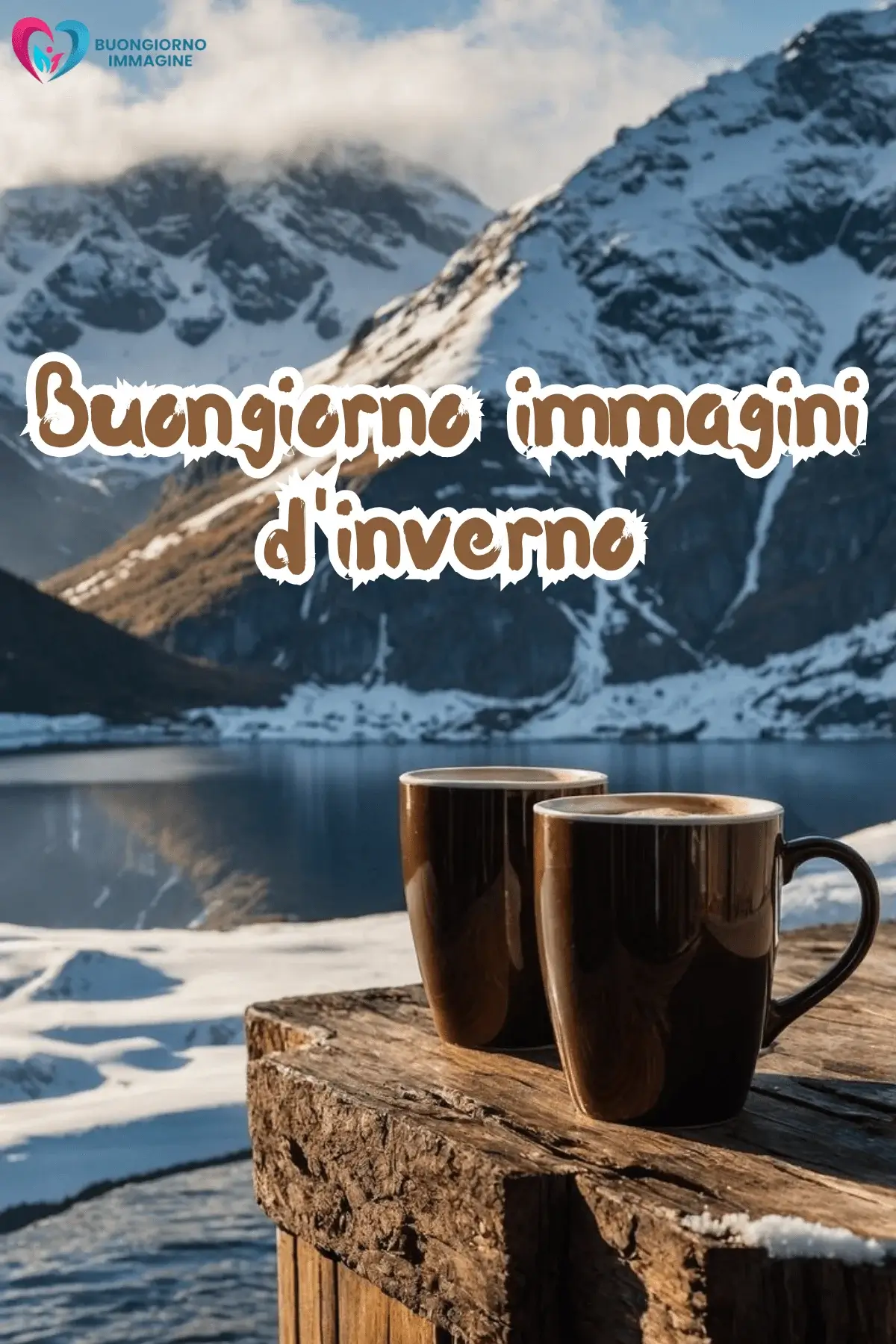 buongiorno inverno immagini con paesaggi innevati