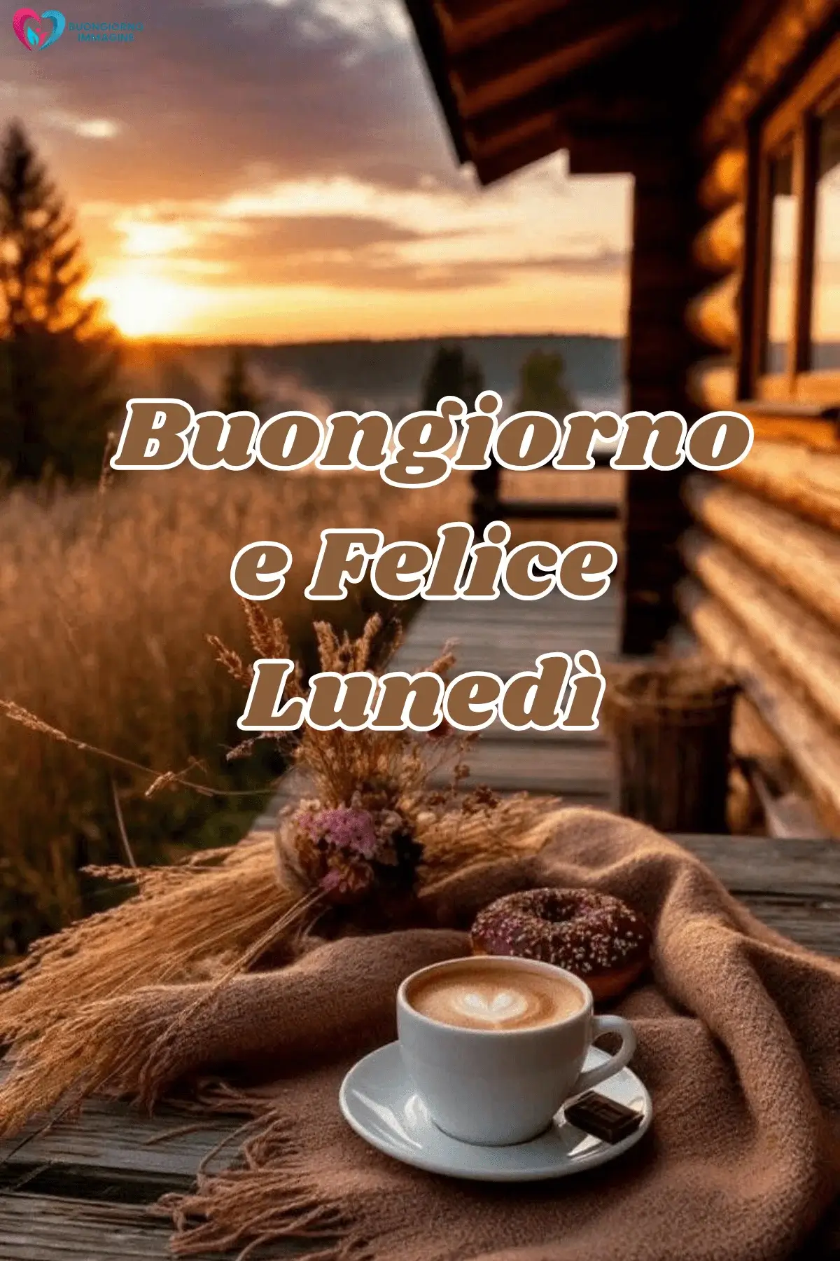 buongiorno lunedì felice immagini con caffè mattutino