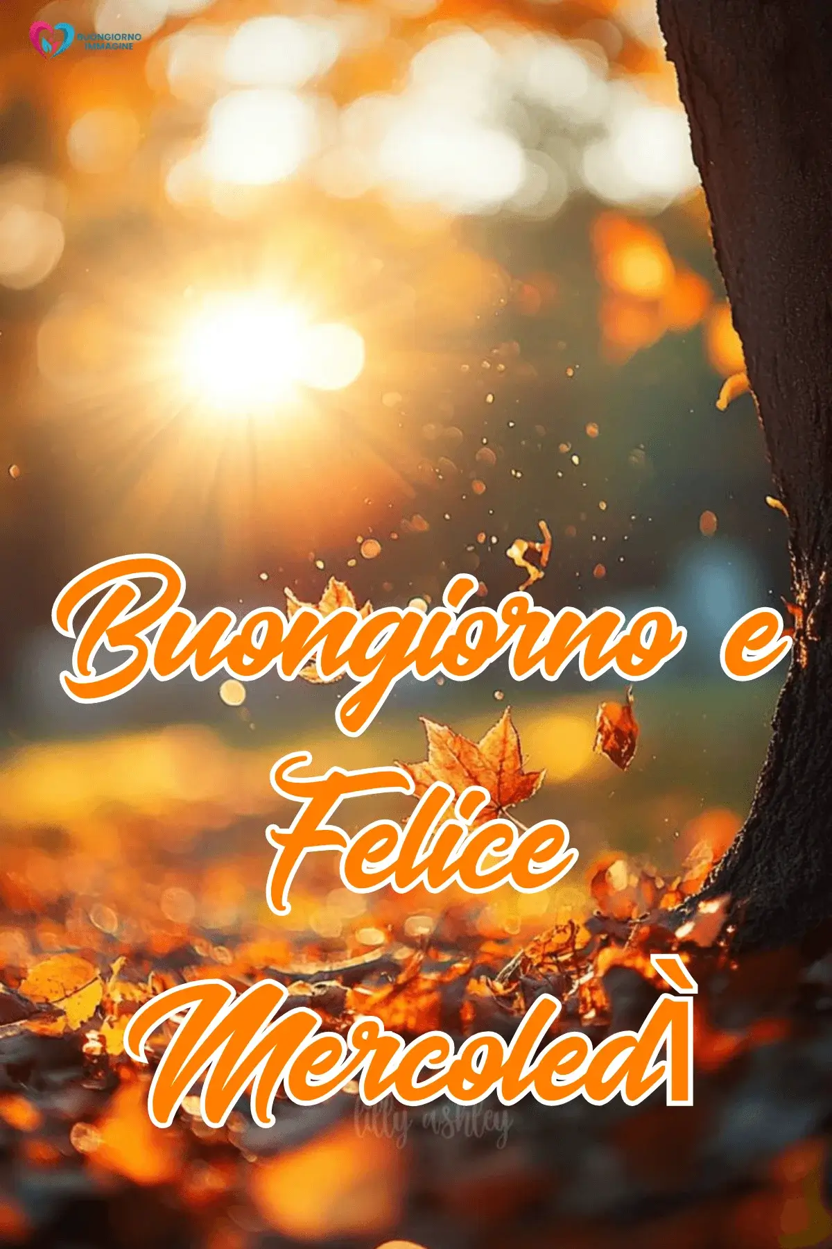 immagini buon mercoledì con colori soft e messaggi gentili