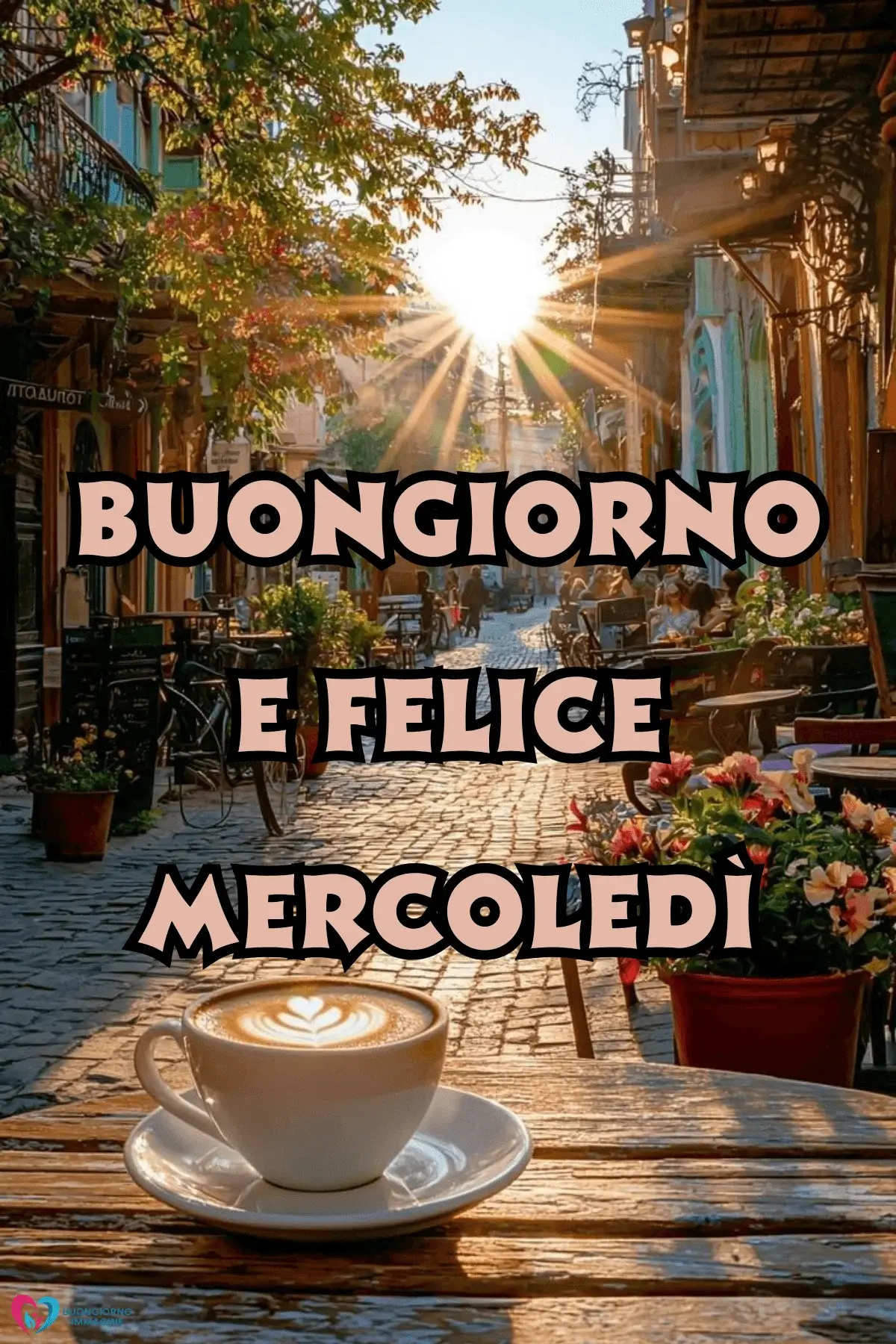 immagini buon mercoledì con messaggi di felicità e amore