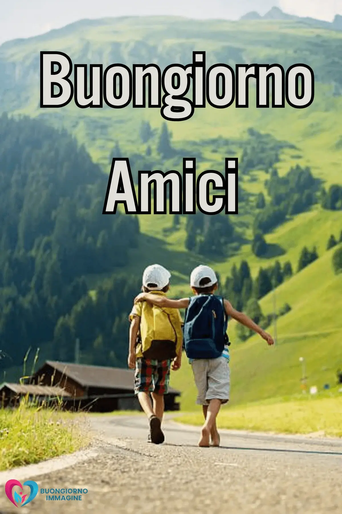 immagini buongiorno amici con sorrisi