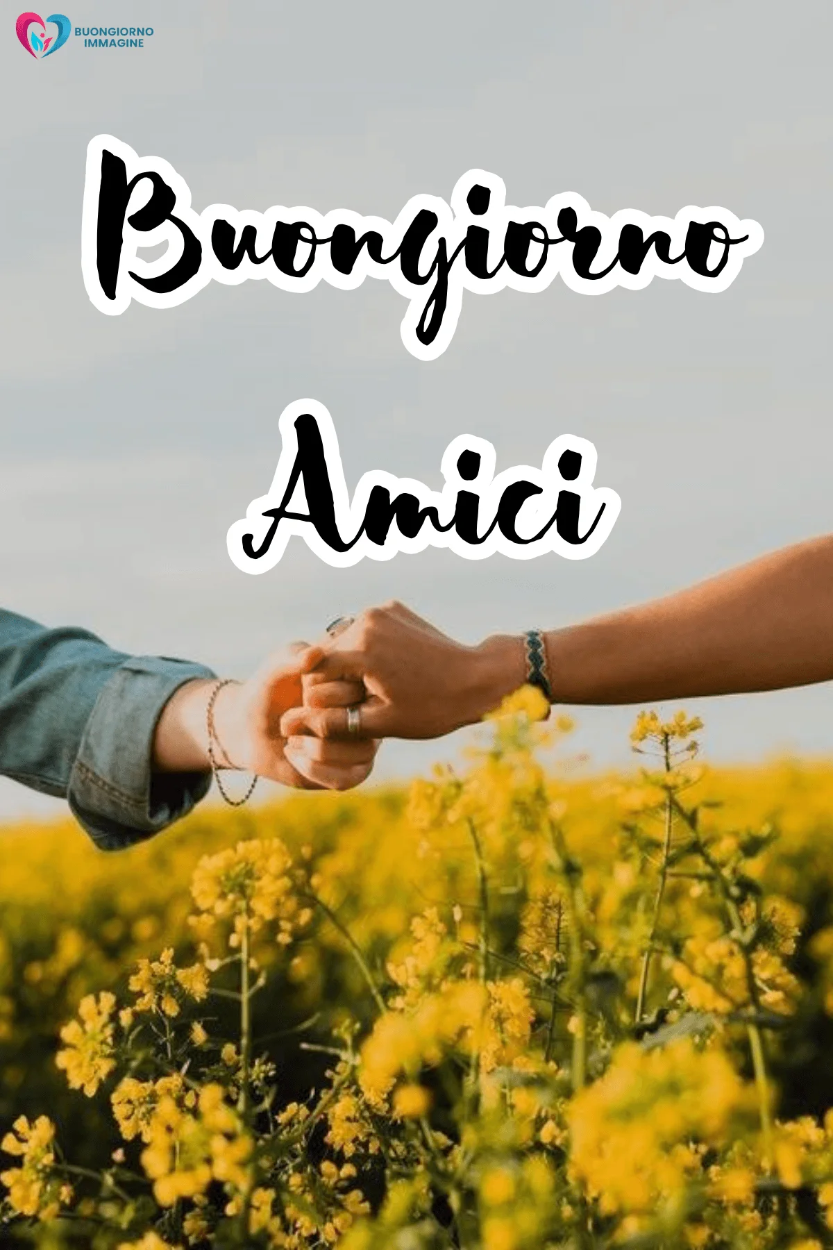 Immagini buongiorno con stretta di mano