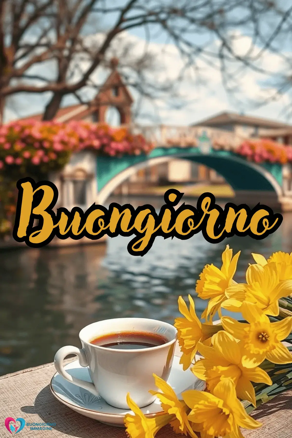 immagini buongiorno caffè autunnale
