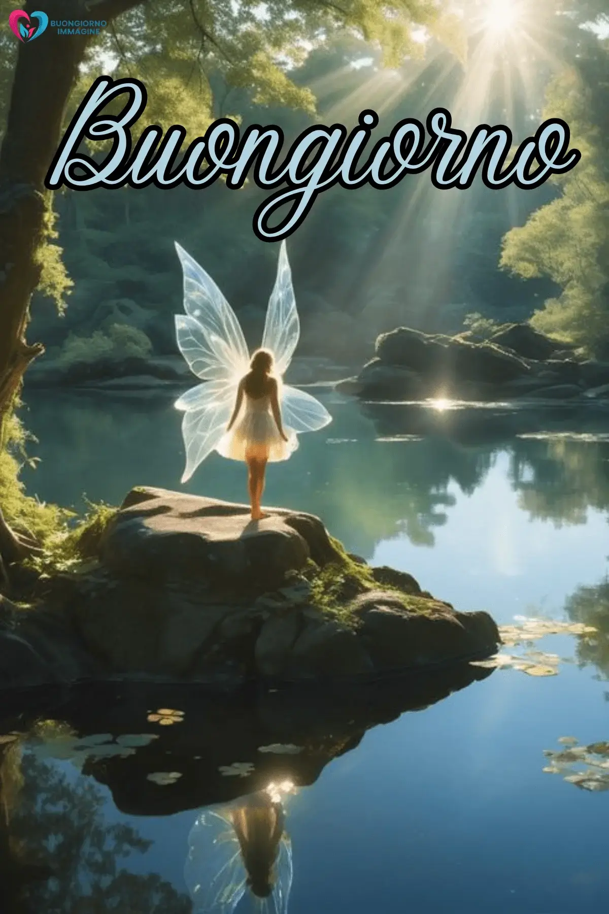 immagini buongiorno con fantasia luminosa e calma