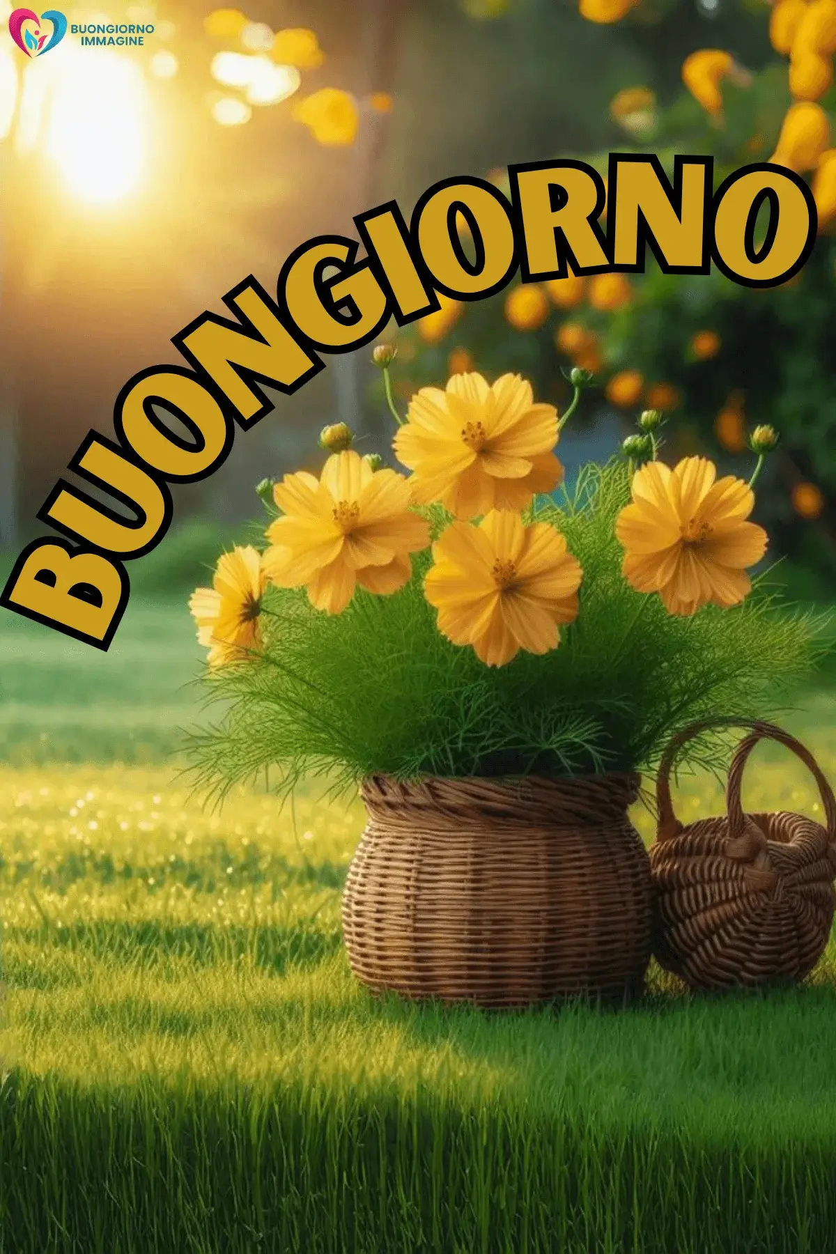 immagini buongiorno con fiori e stile artistico e creativo