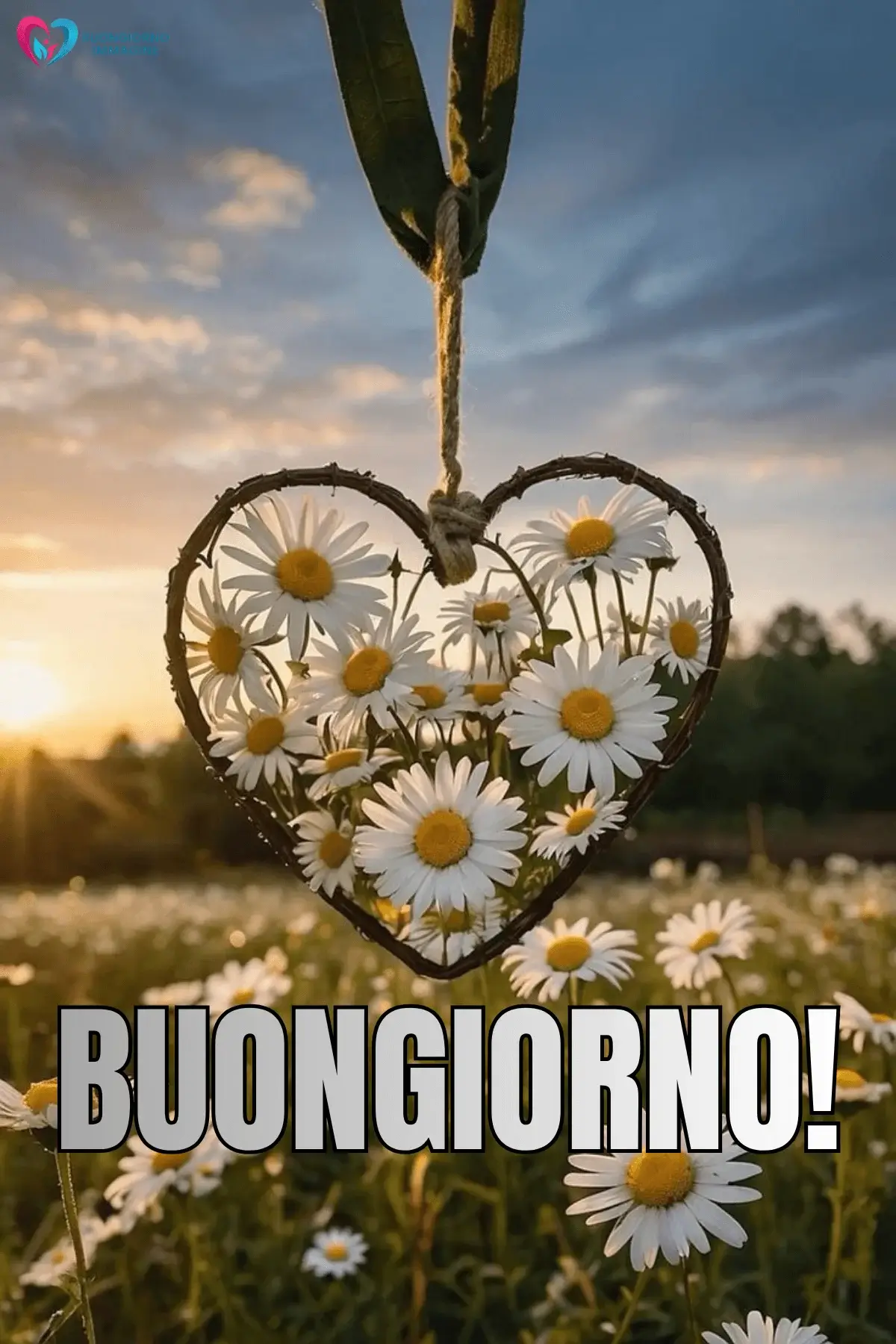 immagini buongiorno cuore con frasi d’amore