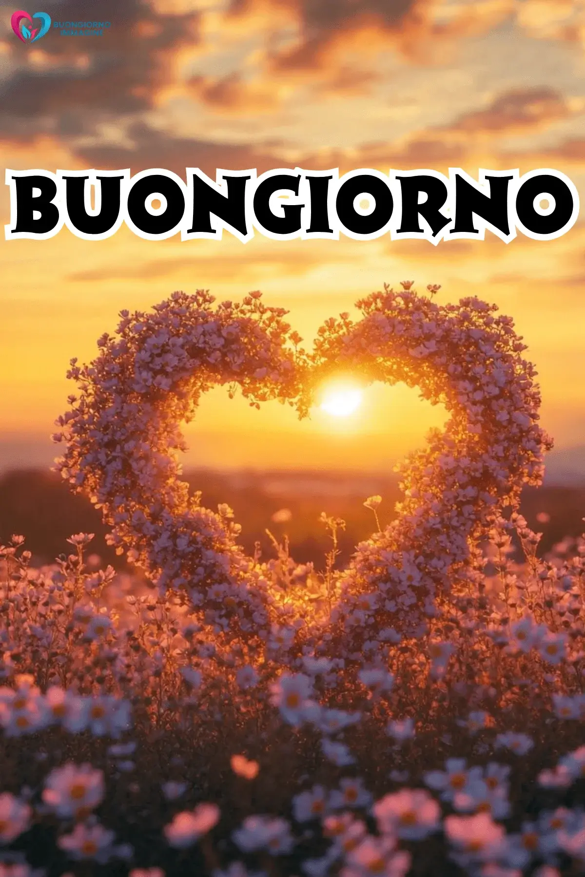 immagini buongiorno cuore con sorriso dolce