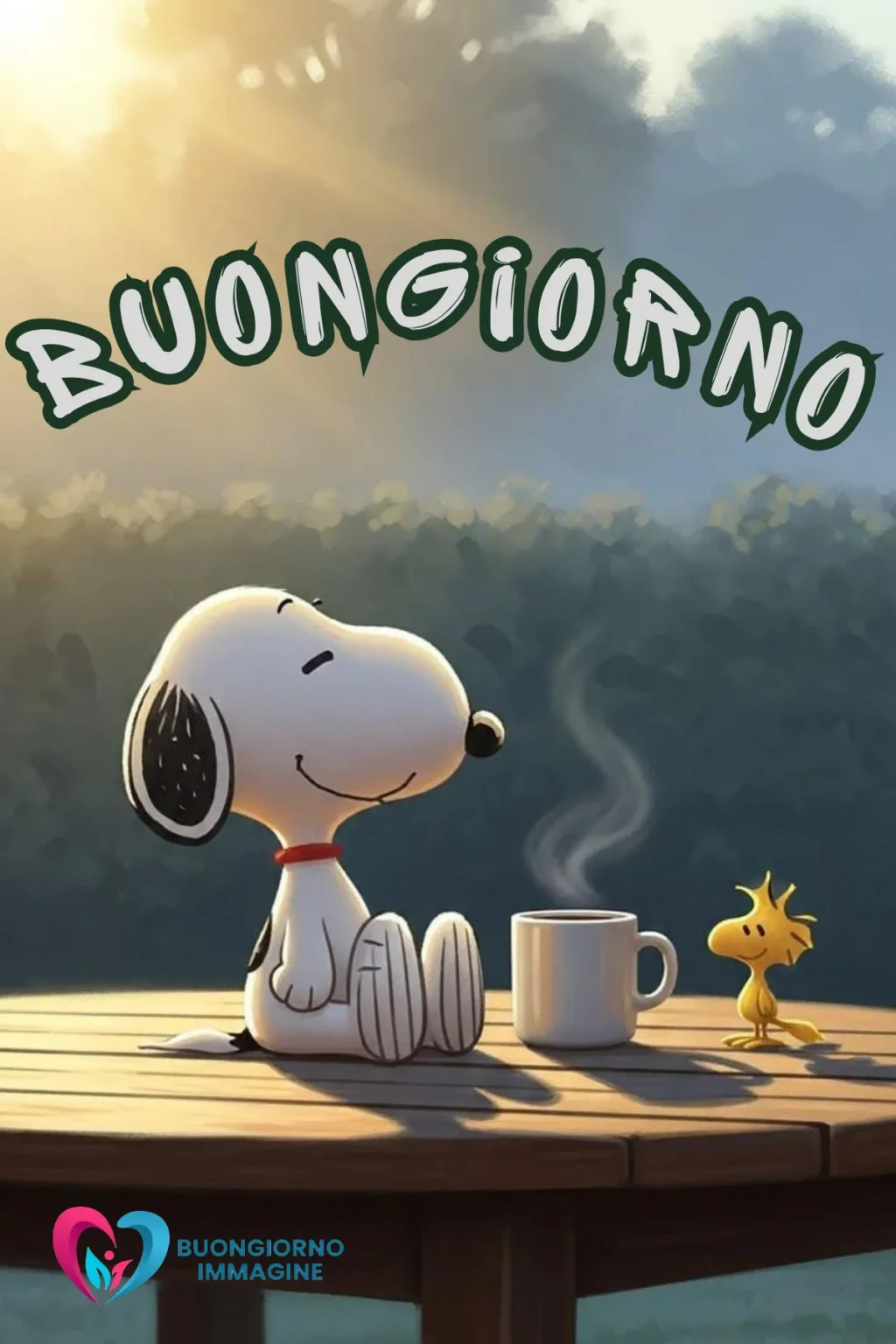 100 immagini buongiorno gratis whatsapp con paesaggio luminoso del mattino