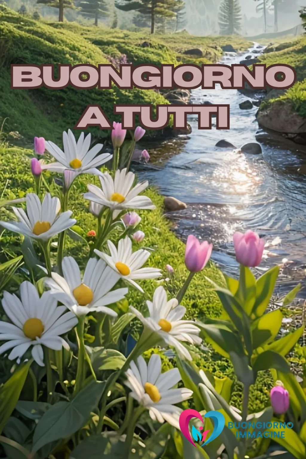 immagini buongiorno gratis nuovissime con bouquet di rose fresche