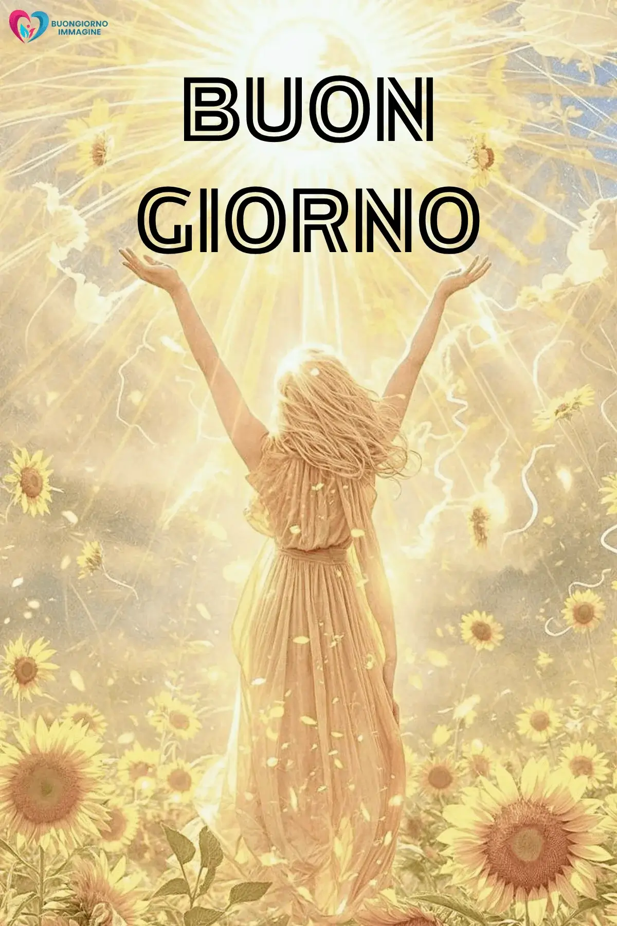 immagini buongiorno fate del sole con luce magica