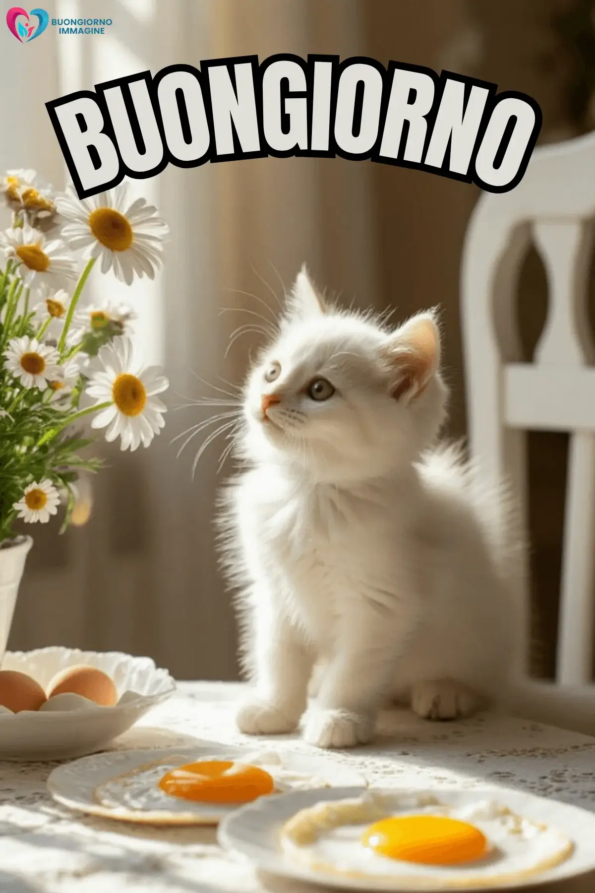 immagini buongiorno gatti amore e felicità