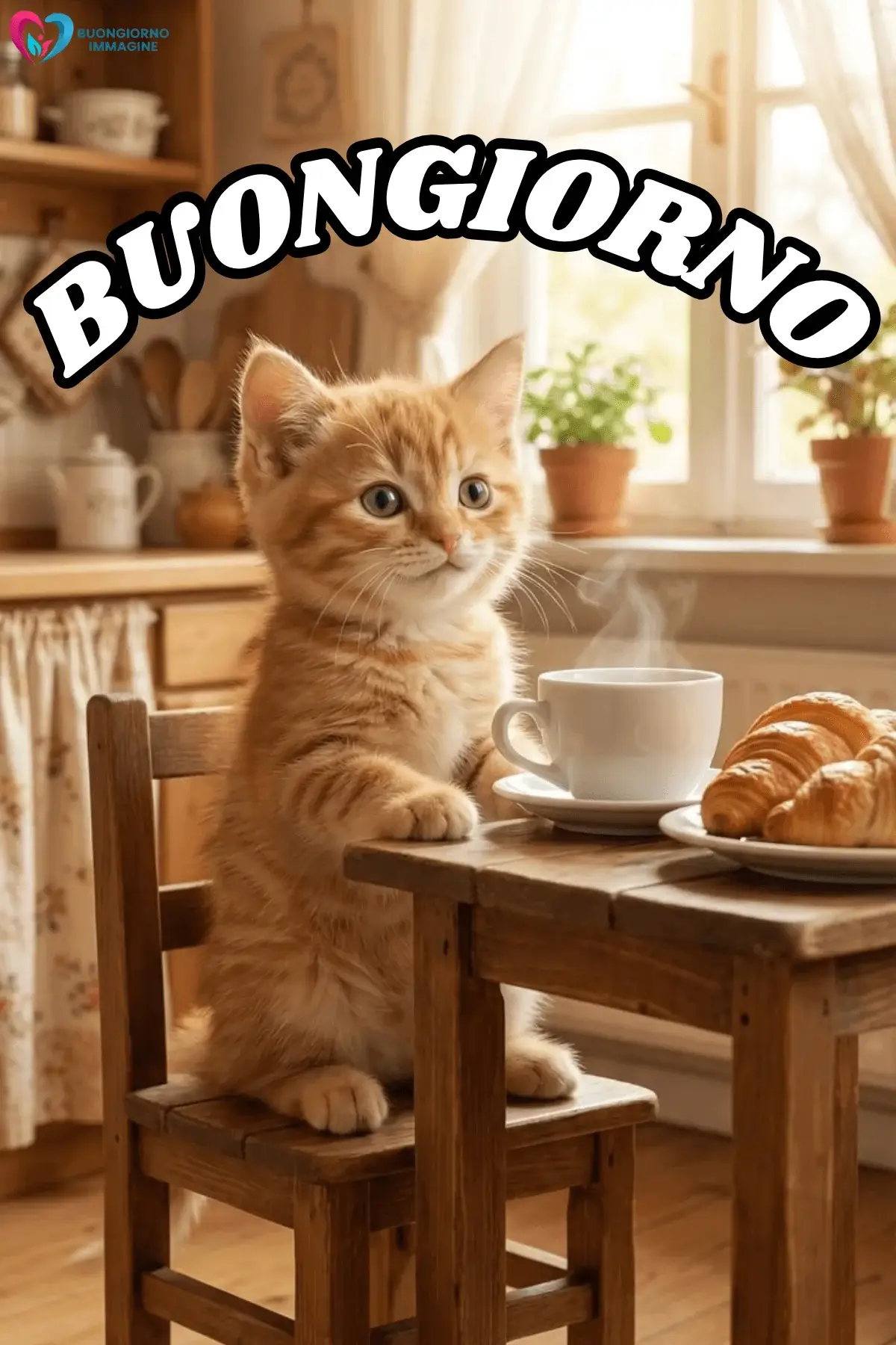 immagini buongiorno gatti per iniziare bene