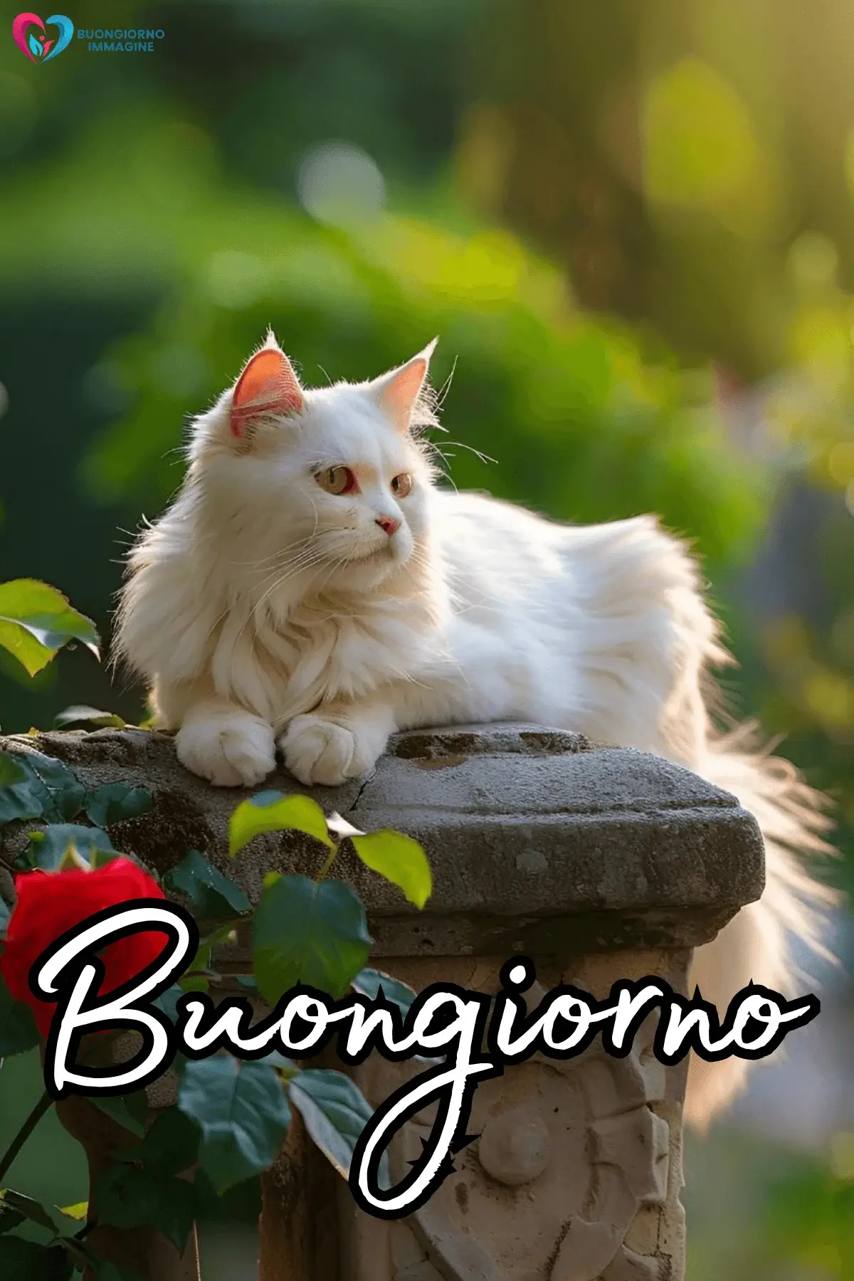 immagini buongiorno gatti positive per social