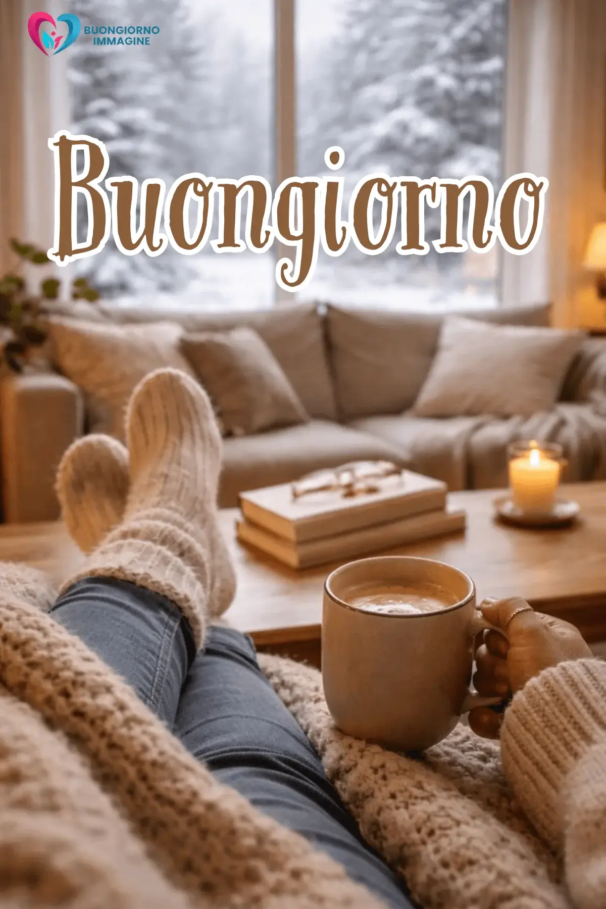 immagini buongiorno invernali con frasi positive 2026