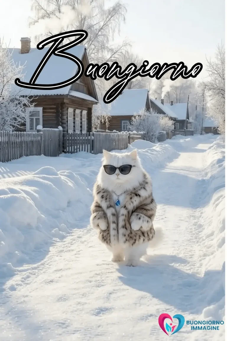 immagini buongiorno inverno per amici e familiari