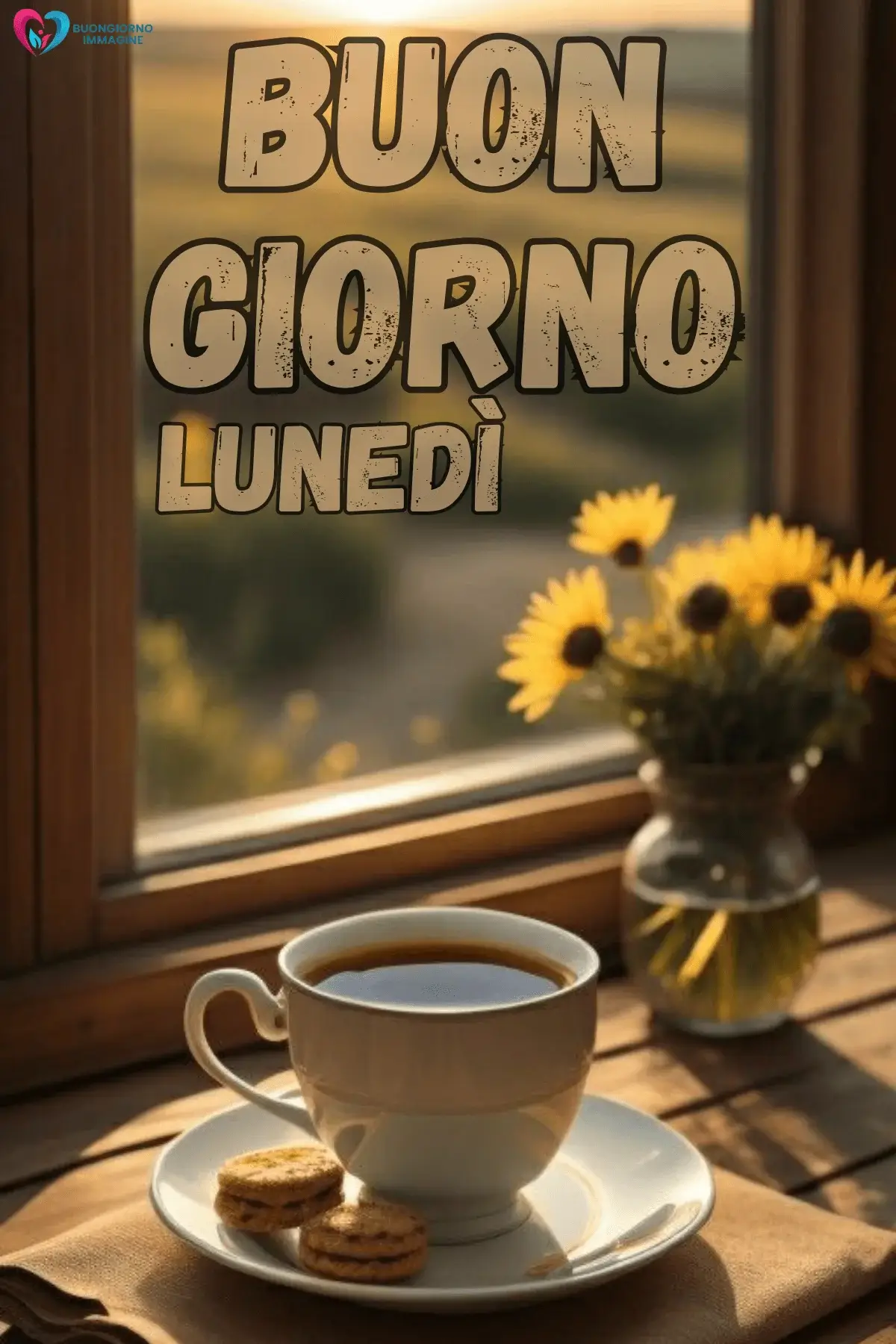 immagini buongiorno lunedì felice con fiori