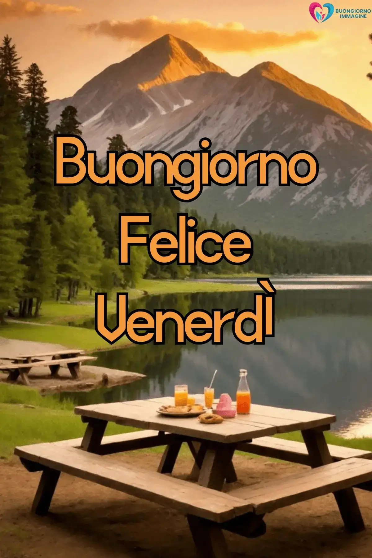 immagini buongiorno venerdì colorate creative