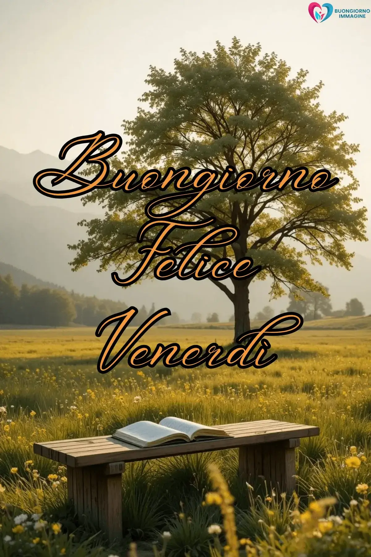 immagini buongiorno venerdì con fiori colorati