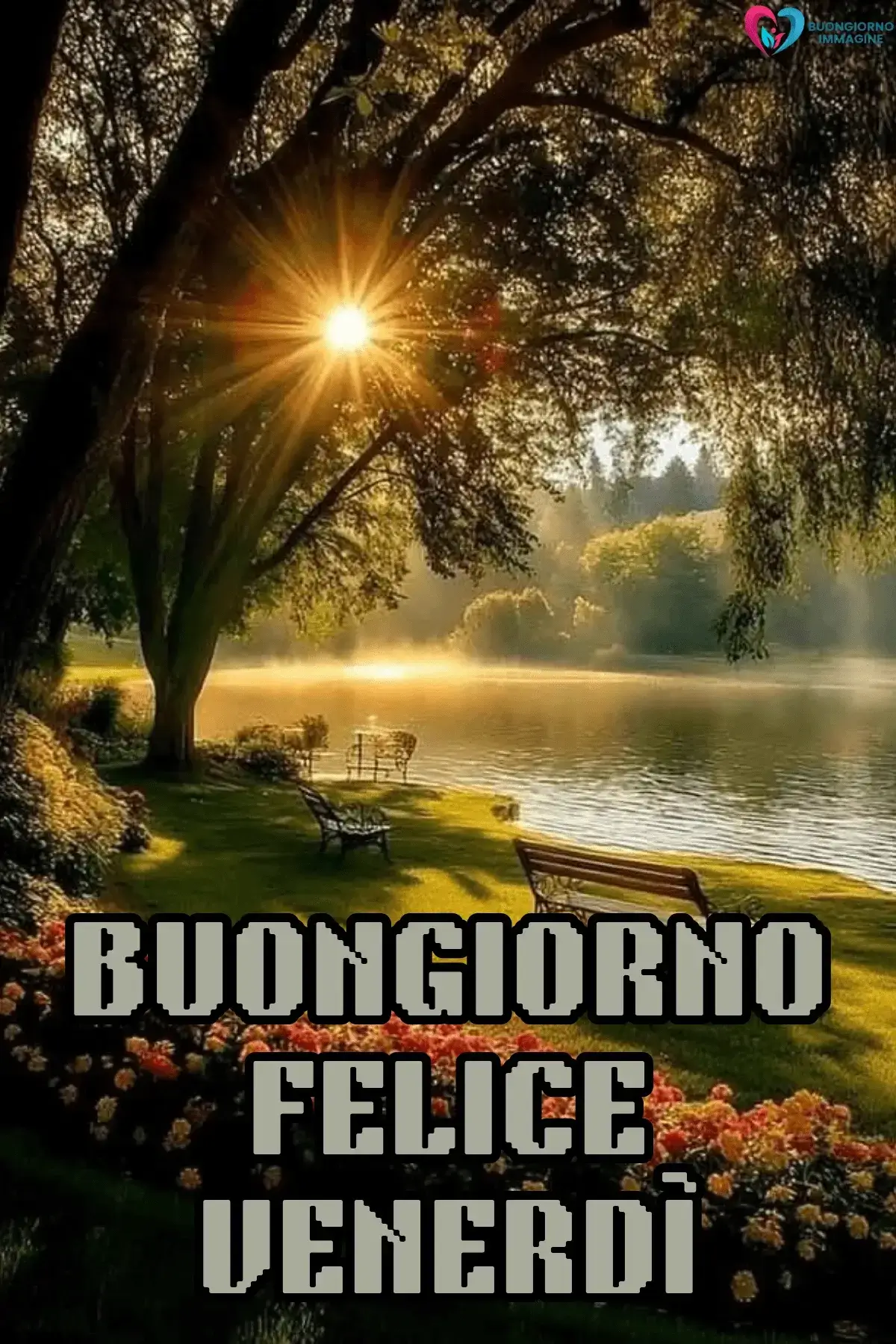 immagini buongiorno venerdì stile minimal